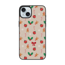 Wesołych Świąt, kompatybilne z etui na telefon iPhone 15, wstrząsoodporne etui na telefon z PC + TPU do podwójnego aparatu kompatybilne z iPhone