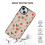 Feliz Natal! Capa para celular compatível com iPhone 15, capa protetora à prova de choque com PC + TPU para câmera dupla, compatível com iPhone 5