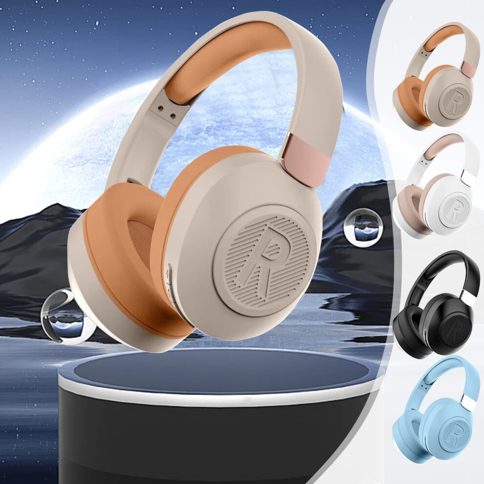 Jacenvly 2024 Wireless Bluetooth Over-Ear Headphones With Intelligent Noise Reduction, Hd Call, Hifi Sound, 30H Battery, Aux Cable - Perfect For 9164030485846