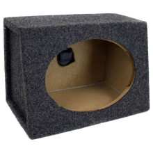 TiaGOC Angled 6 x 9 Inch Car Audio Speaker Box Enclosures, 2 Speaker Boxes