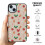 Feliz Natal! Capa para celular compatível com iPhone 15, capa protetora à prova de choque com PC + TPU para câmera dupla, compatível com iPhone 3