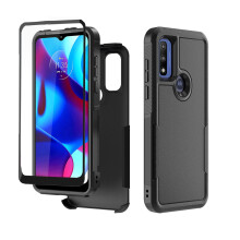 Etui Xhy Moto G Power2022 z folią ochronną ekranu, pełna ochrona korpusu klasy wojskowej, odporny na wstrząsy TPU do Motoroli Moto G Power2022