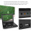 Leitor de DVD Eccomum, tela LCD de 9,8 polegadas, para casa, carro, TV, VCD, CD, MP3 e com função de jogo. 3