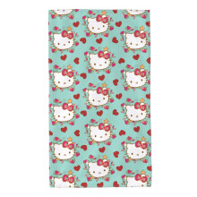 Hello Kitty mjuk absorberande mikrofiberhandduk, söt tecknad design, hudvänlig och mångsidig för bad, pool, strand, resor 61 x 33 cm
