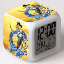 Sveglia digitale HANNTAOO per bambini, compatibile con i fan di Dragon Ball, LED a 7 colori, termometro, luce notturna, regalo per bambini e bambine