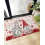 Χαλί μπάνιου Fluffy16x24in, Κόκκινη καρδιά με λαμπερό αστέρι για την ημέρα του Αγίου 1