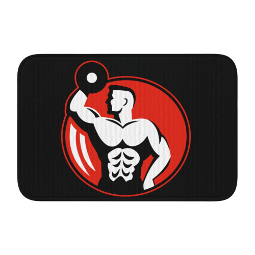 Bodybuilder Υπερ-μαλακό αντιολισθητικό χαλί μπάνιου για μπάνιο, κουζίνα, υπνοδωμάτιο,