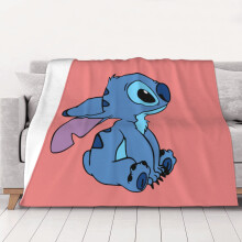 Coperta con simpatico disegno di Stitch, regalo perfetto per ragazze, morbidissima, ideale per Natale e compleanno - 4030 pollici - Stile 6
