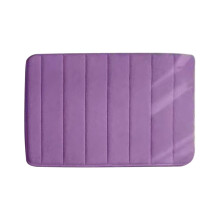 Tapete de banheiro em espuma viscoelástica 60x40 cm, ultramacio e absorvente, antiderrapante, lavável à máquina, tapete grosso para piso, pia e