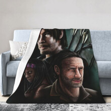 Couverture The Walking Dead Hotel, couverture anime pour lit, couverture pour canapé, couverture polaire ultra douce pour chambre et salon, 152 x