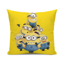 Fodere per cuscini Minions, federe, copricuscini quadrati per divano, poltrona, camera da letto, auto, sedia, decorazione per la casa - 45*45 cm