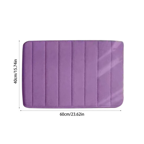 Πατάκι μπάνιου Memory Foam 24x16, εξαιρετικά μαλακά απορροφητικά χαλιά μπάνιου, 1