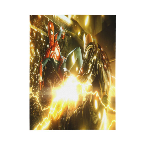Blaincéad Lomra Spider-Man - Blaincéad Caithimh Thar a Bhog, Gnéithe Leapa do Pháistí - Thar a Bhog 40"X30" 1