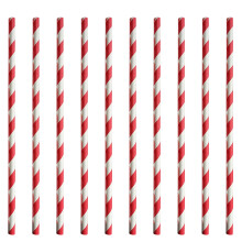 100 Canudos de Papel Descartáveis - Grau Alimentício, Livres de BPA, Cores Vibrantes - Ideais para Festas e Eventos Decorativos