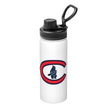Borraccia Chicago Cubs, bicchiere termico isolato in acciaio inossidabile da 530 ml con coperchio, compatibile con i Chicago Cubs, tazza da caffè da