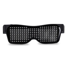 Óculos Luxsea Magic Bluetooth com LED Dinâmico, Lembrancinhas para Festas, Recarregáveis via USB, com Luzes de LED e Neon Intermitente.