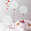 Balões de confete transparentes de 60 cm (24 polegadas) para decoração de festas de aniversário, casamento e formatura. 4