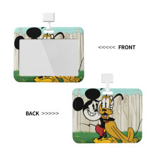 Porta-crachá fofo do Mickey Mouse com carretel retrátil, clipe de cinto de 360 e cordão destacável - Ideal para enfermeiros, professores e para