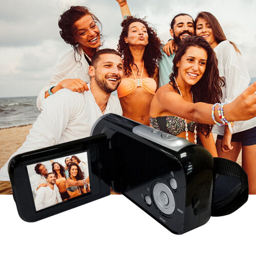 Câmera Digital VALSEEL DV com Resolução de Vídeo, Tela LCD de 2 Polegadas, Full HD 1080P - Eletrônicos 1
