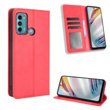 Schutzhülle aus PU-Leder mit Magnetverschluss für Motorola Moto G40Fusion