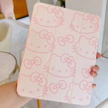 Sanrio Anime Hello Kitty kompatibilní s iPadem Pouzdro Pro 11 palců 10,9 palce Air 1 2 3 Kawaii kreslený film s otvorem pro pero skládací