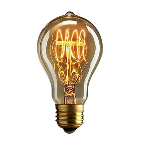 40W A19Vintage Βιομηχανική Ρετρό Λάμπα Edison Filament E27 220V Διακόσμηση Σπιτιού 1