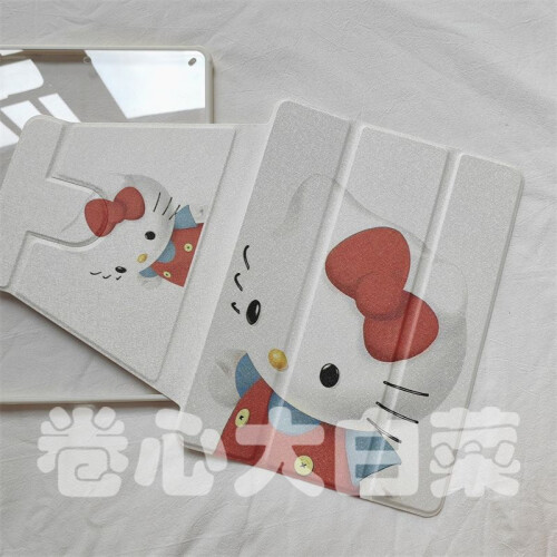 Χαριτωμένη kt κινούμενα σχέδια3D Hello Kitty συμβατή με προστατευτική θήκη iPad pro11 ιντσών