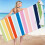 Πετσέτες μικροϊνών Ozmmyan Stripe Series Μεγάλες πετσέτες μπάνιου Πετσέτες θαλάσσης 4