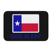 God Bless Texas Superzachte antislip badmat voor badkamer, keuken, slaapkamer en andere ruimtes, 15,75 x 23,62 inch (40 x 60 cm).
