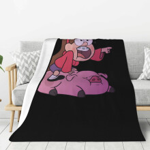 Gravity Falls plaid voor op de bank, een heerlijke zachte pluche dikke winterdeken voor de bank, slaapkamer en woonkamer, 50 * 60 inch.