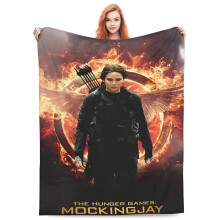 Die Tribute von Panem-Kuscheldecke, ultraweiches, kuscheliges Flanellfleece für Jungen, Mädchen und Erwachsene, leichte Plüschdecke für Couch,