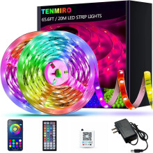20 meter lange LED-strip, ultralange RGB-kleurveranderende LED-lichtstripset met 44-toetsen IR-afstandsbediening, LED-verlichting voor slaapkamer,