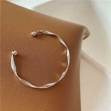 Trendy Vintage Temperament Geometrisk Til Piger Åbningsbølge Kvinder Armbånd Koreanske Armbånd Venner Armbånd SØLV
