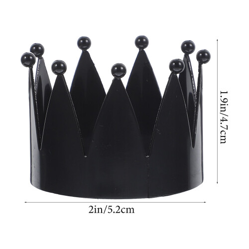 4 Stück Serviettenringe aus Metall in Kronenform 1