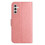 Δερμάτινη θήκη Butterflies συμβατή με Samsung Galaxy A14Pink 6