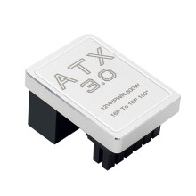 Connecteur coudé à 180 jixopn mâle vers femelle, boîtier en alliage d'aluminium usiné CNC, pour carte graphique PCIe 5.0