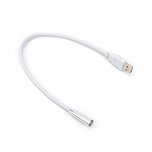 Mini lâmpada LED USB para computador, notebook, laptop e PC, flexível e brilhante.