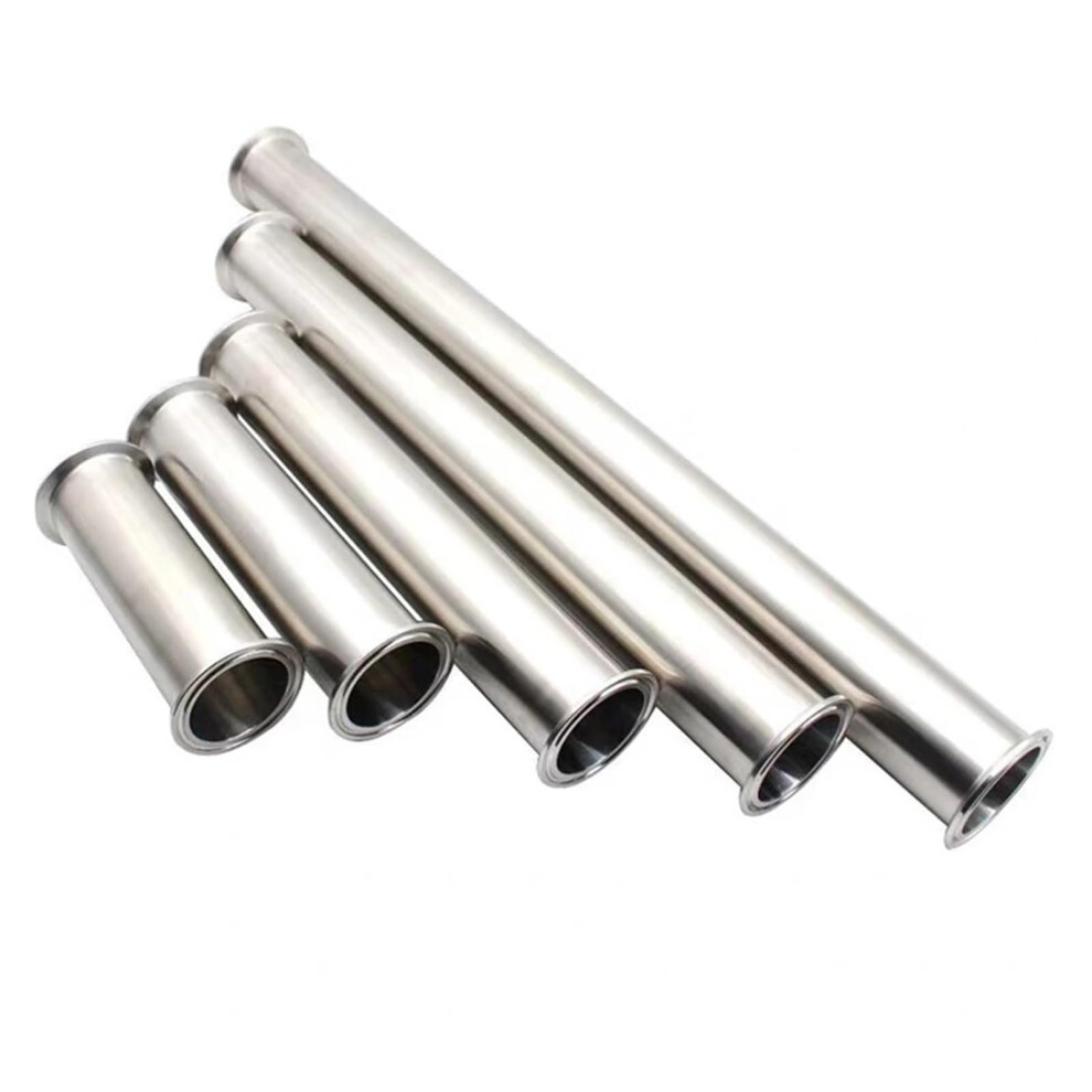 38Mm Tri Clamp Spool Tube Ss304 200Mm With Ferrule 50.5Mm Stainless Steel For Secure Connection 9164114441393