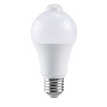 85–265 V E27 PIR Bewegungsmelderlampe, 12 W Glühbirne mit Infrarotdetektor, Sicherheitsleuchte, warmweiß