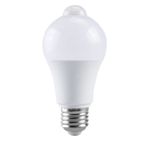 Λάμπα αισθητήρα κίνησης 85-265V E27PIR Λάμπα 12W με ανιχνευτή υπερύθρων Λάμπα ασφαλείας
