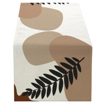 Caminho de mesa decorativo Yakbaofuo, 33 x 183 cm, decoração de mesa de jantar/cozinha para festas de verão, ambientes internos e externos,
