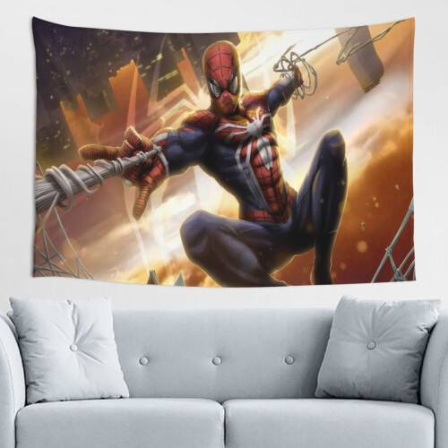 Spider-Man Ταπισερί τοίχου διακόσμηση σπιτιού για αγόρια, κορίτσια διακόσμηση