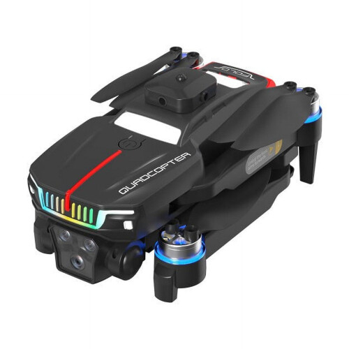 Drone J6 με κινητήρα χωρίς ψήκτρες, κάμερα HD, έγχρωμα φώτα, έξυπνη αποφυγή, 1