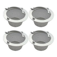 Universal Replacement Skimmer Basket Plastic Skimmers for Aboveground Swimming Pool 4 Pack