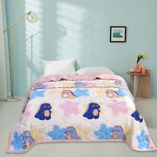 Manta de algodão 100% AQITTI, macia e confortável para adultos, ideal para cama e sofá, 101,6 x 152,4 cm (40 x 60 polegadas). 2