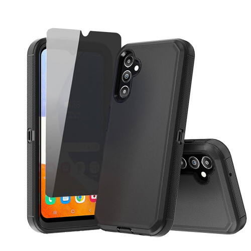 Συμβατή με θήκη Xhy για Samsung Galaxy A25 5G, 3 σε 1 αντικραδασμική θωράκιση, στρατιωτικής
