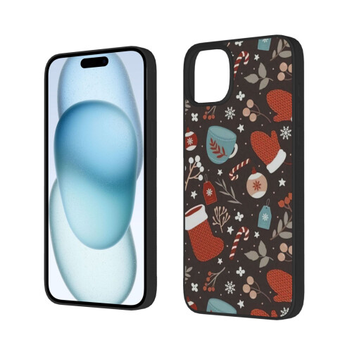 Καλά Χριστούγεννα συμβατή με Iphone15 Θήκη τηλεφώνου, ανθεκτική σε κραδασμούς θήκη 1
