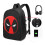 Σακίδιο πλάτης για φορητούς υπολογιστές Deadpool Travel, σακίδιο πλάτης για φορητούς 1