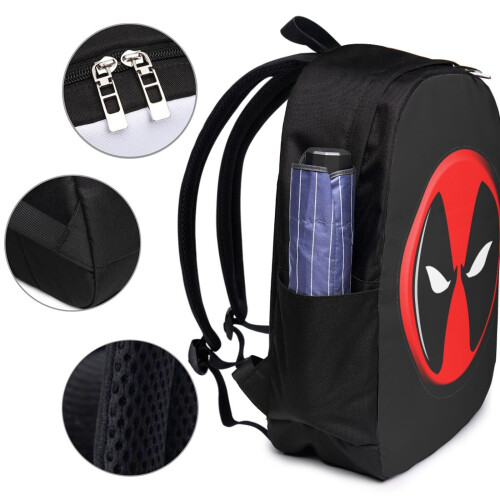 Σακίδιο πλάτης για φορητούς υπολογιστές Deadpool Travel, σακίδιο πλάτης για φορητούς 2