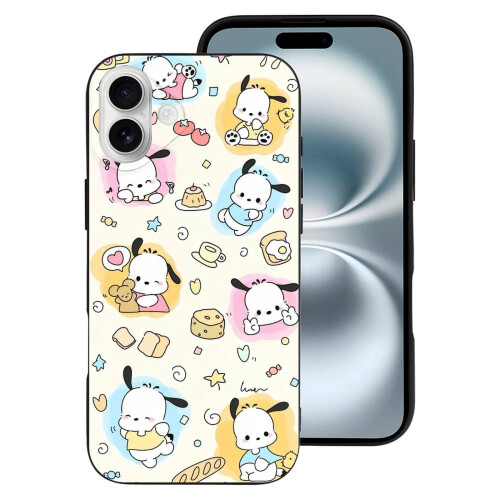 Θήκη Pochacco TPU συμβατή με iPhone16Plus – Εξαιρετικά λεπτή, ανθεκτική σε κραδασμούς, 1
